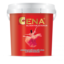 SƠN NGOẠI THẤT CAO CẤP BÓNG LAU CHÙI THOẢI MÁI - CENA SILVER FOR EXTERIOR